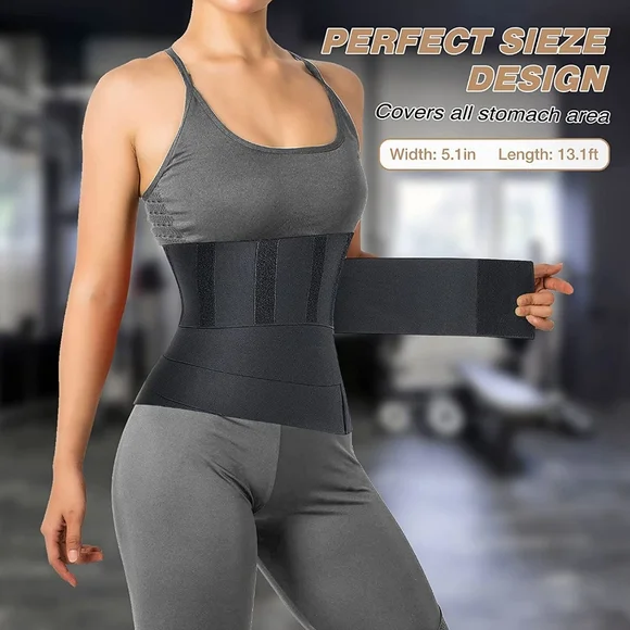 TODAY ONLY🆕️Waist Wrap with Loop Design Waist Trainer Snatch Tummy Weight Loss - Picture 4 of 9